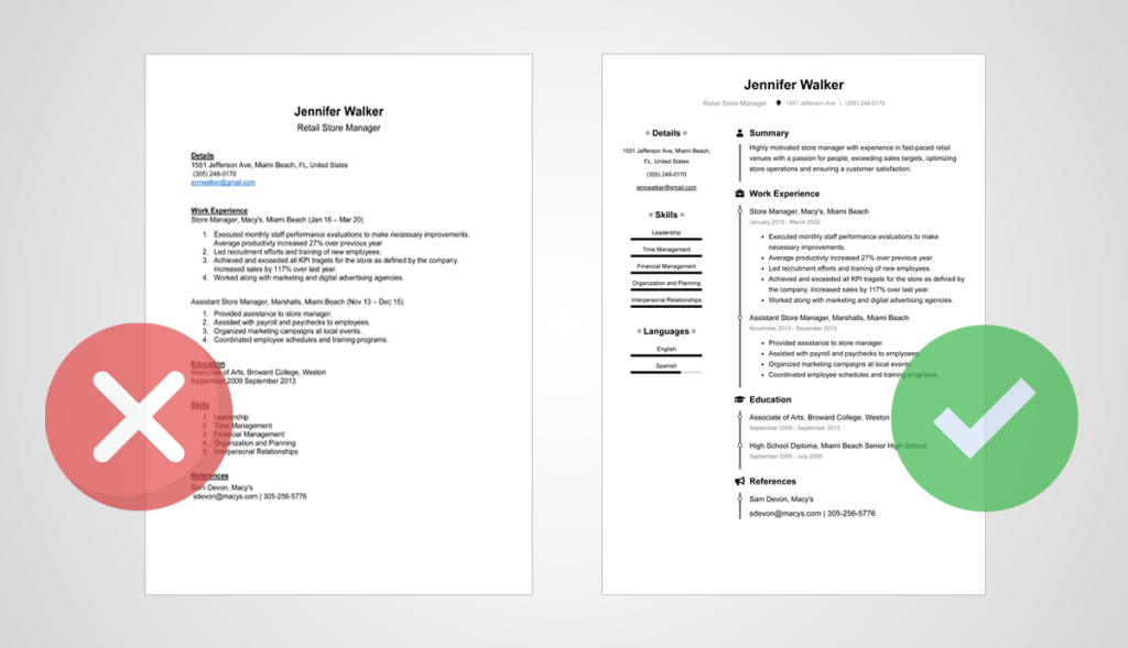 how to make resume for job